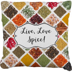 Spices Faux-Linen Throw Pillow 18" (Personalized)