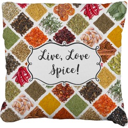 Spices Faux-Linen Throw Pillow 26" (Personalized)