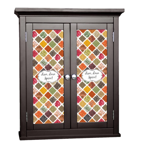 Custom Spices Cabinet Decal - Medium (Personalized)