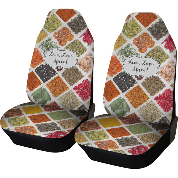 Custom Spices Car Seat Covers (Set of Two) (Personalized)