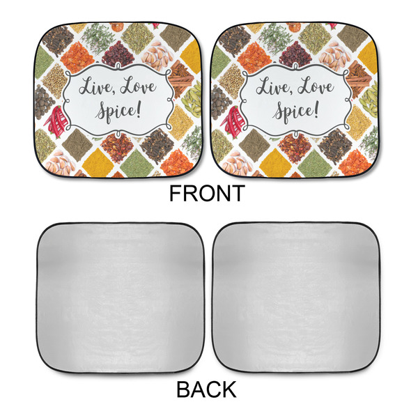 Spices Car Sun Shades - APPROVAL