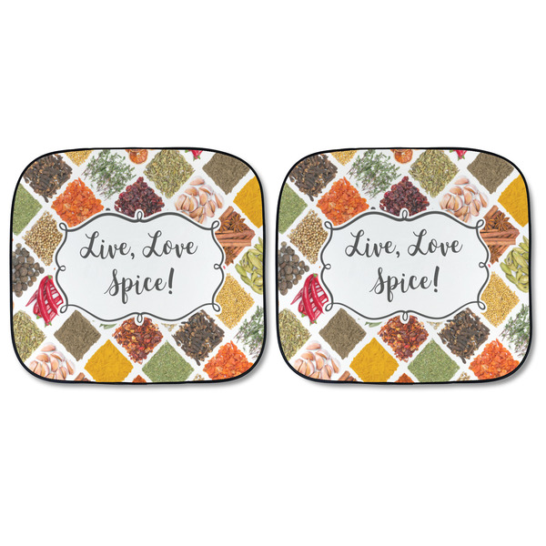 Spices Car Sun Shades - FRONT