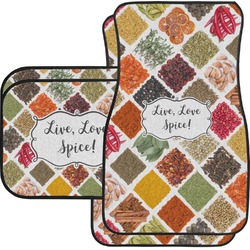 Spices Car Floor Mats Set - 2 Front & 2 Back (Personalized)