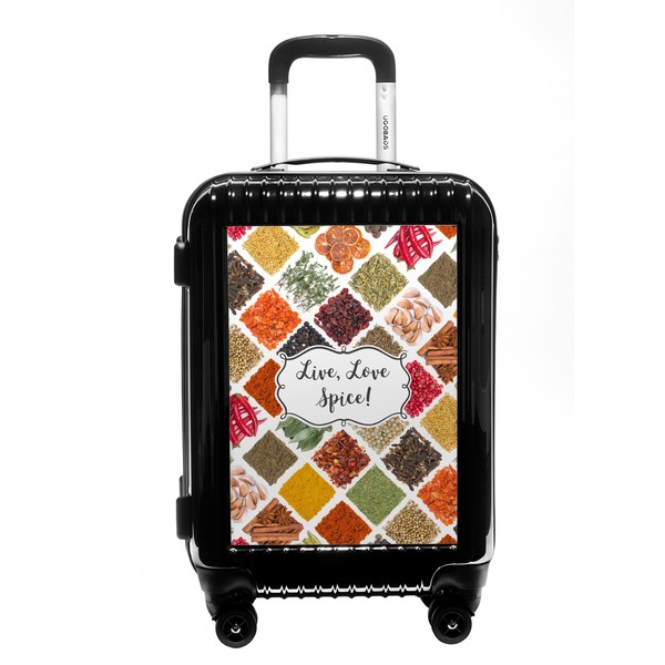 Custom Spices Carry On Hard Shell Suitcase (Personalized)