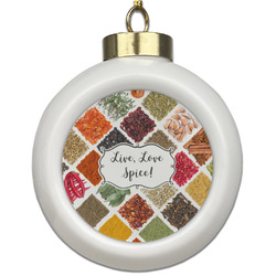 Spices Ceramic Ball Ornament