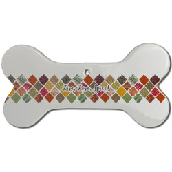 Spices Ceramic Dog Ornament - Front