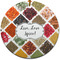 Spices Ceramic Flat Ornament - Circle (Front)
