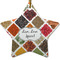 Spices Ceramic Flat Ornament - Star (Front)