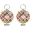 Spices Circle Keychain (Front + Back)