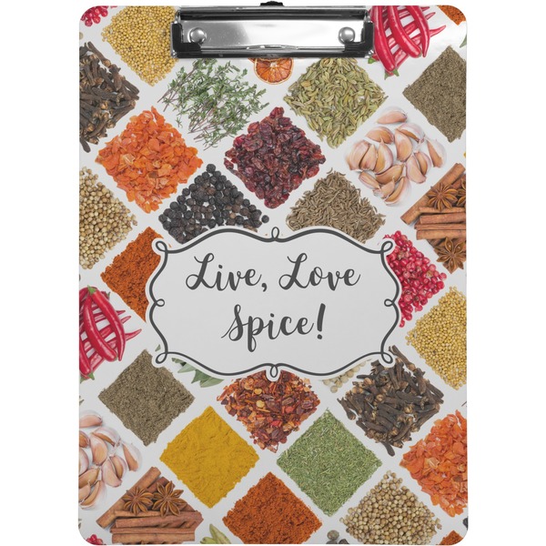 Custom Spices Clipboard (Personalized)