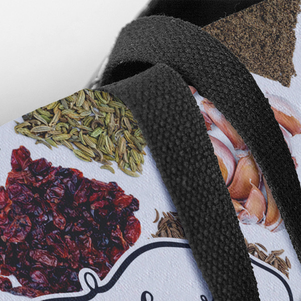 Spices Closeup of Tote w/Black Handles