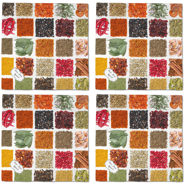 Spices Cloth Napkins - Personalized Dinner (APPROVAL) Set of 4