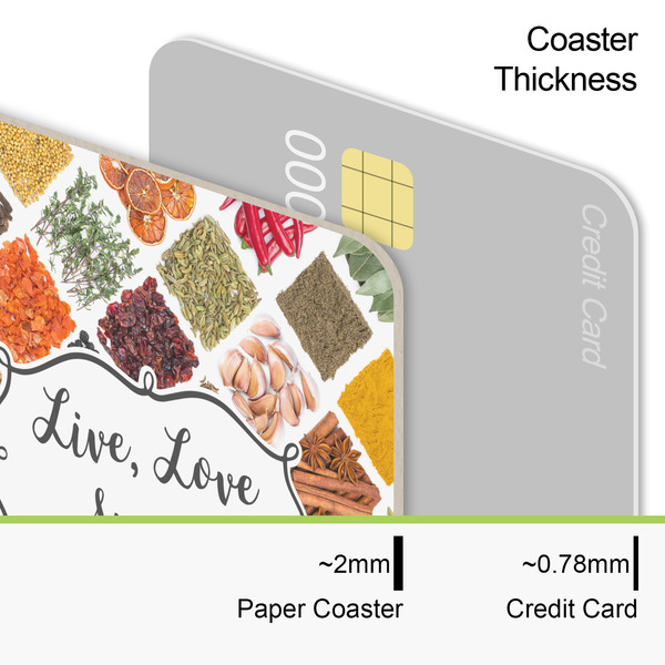 Spices Coaster Thickness