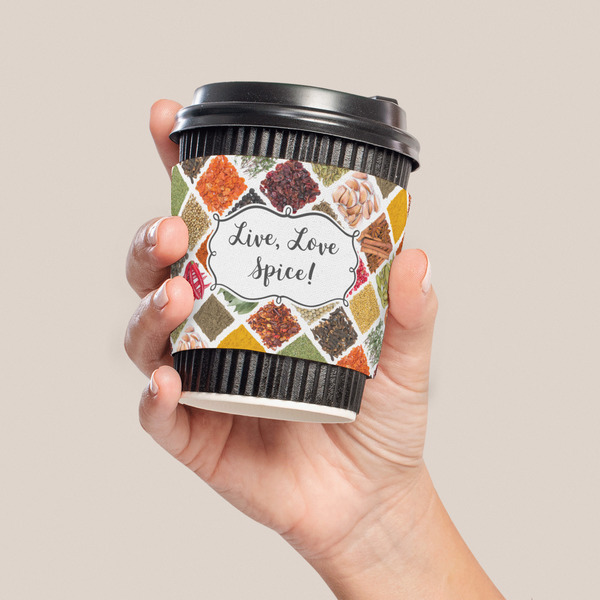 Spices Coffee Cup Sleeve - LIFESTYLE