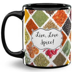 Spices 11 Oz Coffee Mug - Black