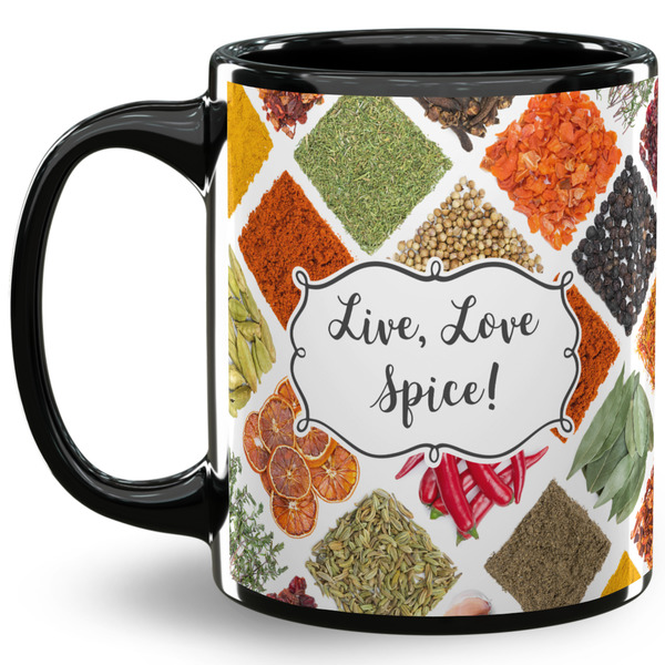 Custom Spices 11 Oz Coffee Mug - Black