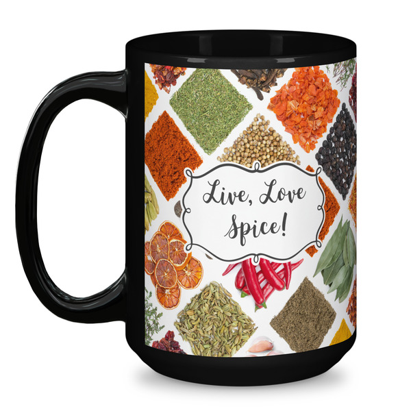 Spices Coffee Mug - 15 oz - Black