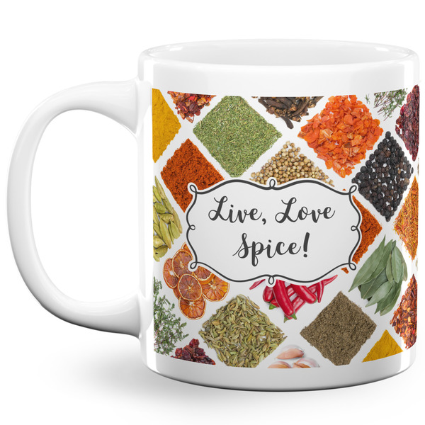 Custom Spices 20 Oz Coffee Mug - White