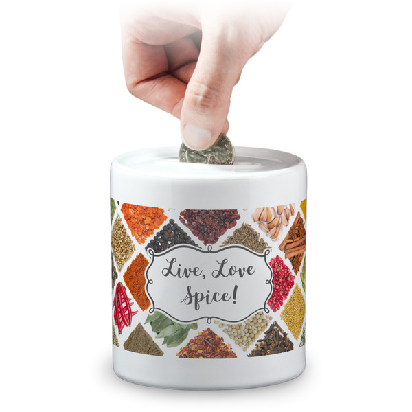 Custom Spices Coin Bank (Personalized)