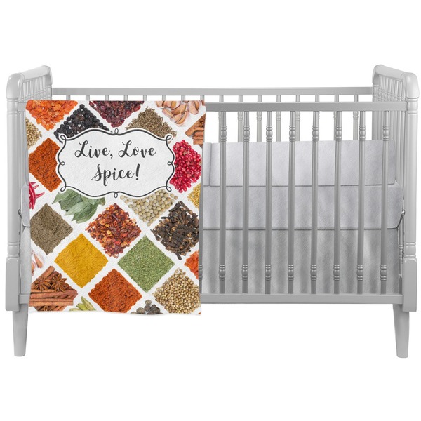 Custom Spices Crib Comforter / Quilt (Personalized)