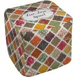 Spices Cube Pouf Ottoman - 13" (Personalized)