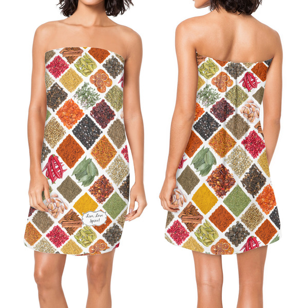 Spices Custom Bath Wrap - Front & Back View
