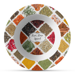 Spices Plastic Bowl - Microwave Safe - Composite Polymer (Personalized)