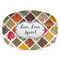 Spices Plastic Platter - Microwave & Oven Safe Composite Polymer (Personalized)