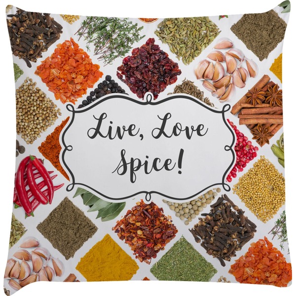 Custom Spices Decorative Pillow Case (Personalized)