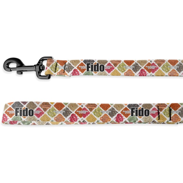 Custom Spices Dog Leash - 6 ft (Personalized)