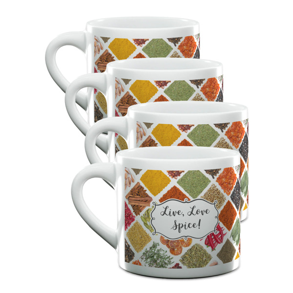 Custom Spices Double Shot Espresso Cups - Set of 4