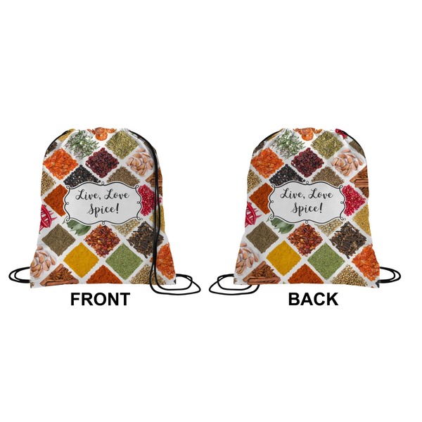 Spices Drawstring Backpack Front & Back Small