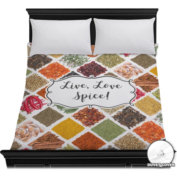 Custom Spices Duvet Cover - Full / Queen (Personalized)