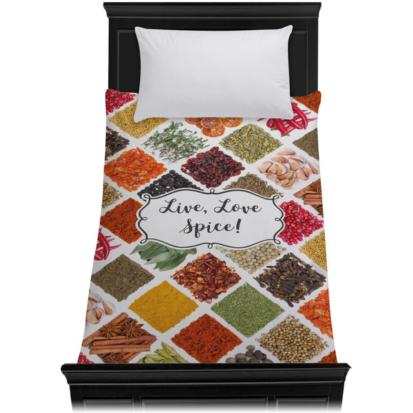 Spices Duvet Cover - Twin - On Bed - No Prop