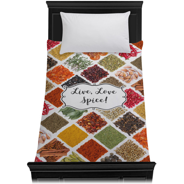 Spices Duvet Cover - Twin XL - On Bed - No Prop