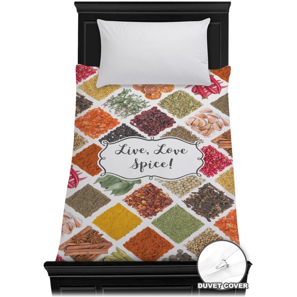 Custom Spices Duvet Cover - Twin (Personalized)