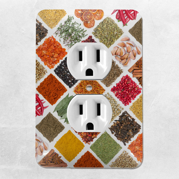 Spices Electric Outlet Plate - LIFESTYLE