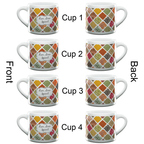 Spices Espresso Cup - 6oz (Double Shot Set of 4) APPROVAL