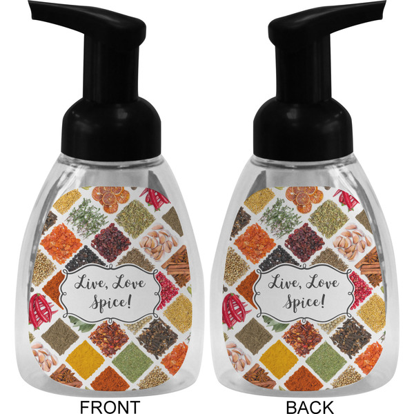 Spices Foam Soap Bottle (Front & Back)