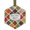 Spices Frosted Glass Ornament - Hexagon