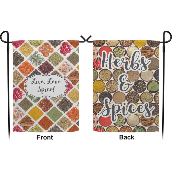 Spices Garden Flag - Double Sided Front and Back