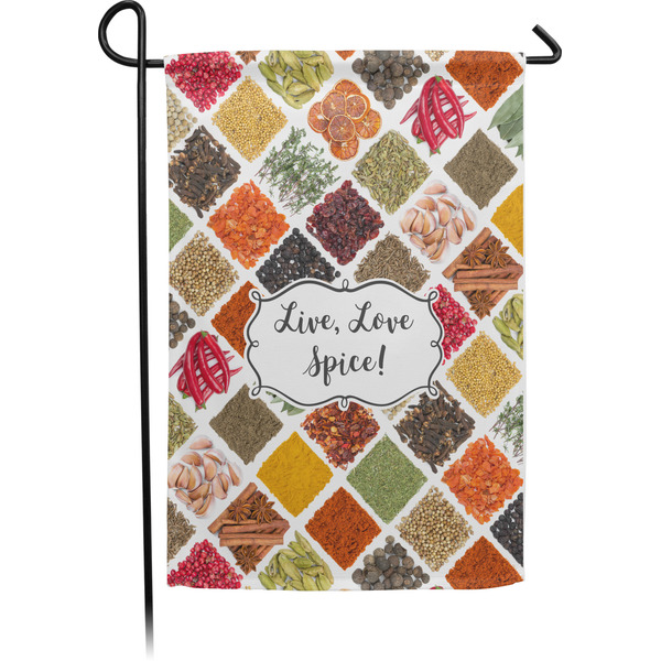 Custom Spices Small Garden Flag - Single Sided
