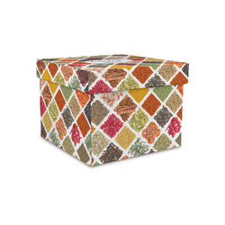 Spices Gift Box with Lid - Canvas Wrapped - Small