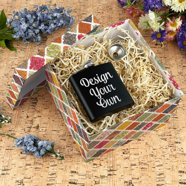 Spices Gift Boxes with Lid - Canvas Wrapped - X-Large - In Context