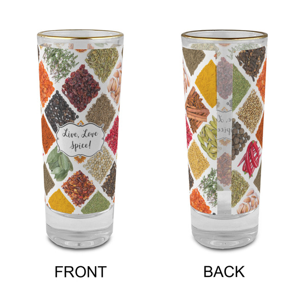 Spices Glass Shot Glass - 2 oz - Single - APPROVAL