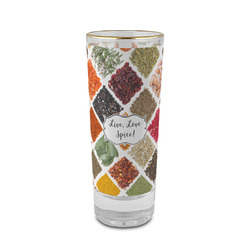 Spices 2 oz Shot Glass - Glass with Gold Rim