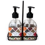 Spices Glass Soap & Lotion Bottle Set