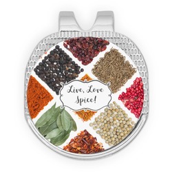 Spices Golf Ball Marker - Hat Clip - Silver