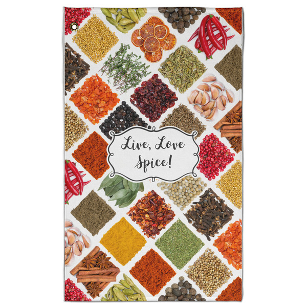 Custom Spices Golf Towel - Poly-Cotton Blend