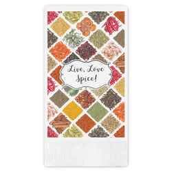 Spices Guest Napkins - Full Color - Embossed Edge
